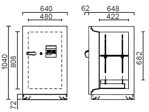 BS52-2VE 寸法図 詳細