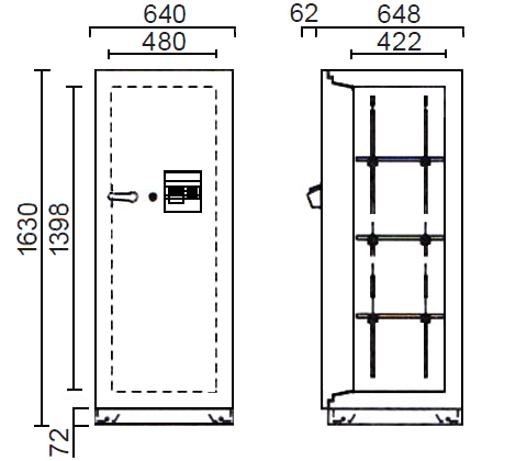 BS54-2VE 寸法図 詳細