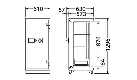 CS-92 寸法図 詳細