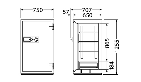 CSG-93 寸法図 詳細