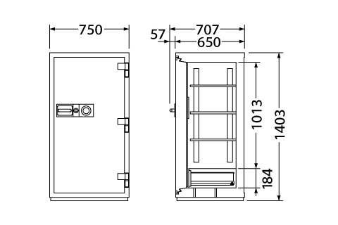 CSG-94 寸法図 詳細