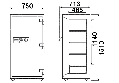 DD150 寸法図 詳細