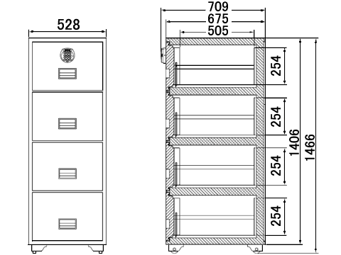 DFC4000R3 寸法図 詳細