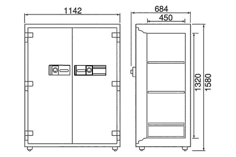 ETS1570 寸法図 詳細