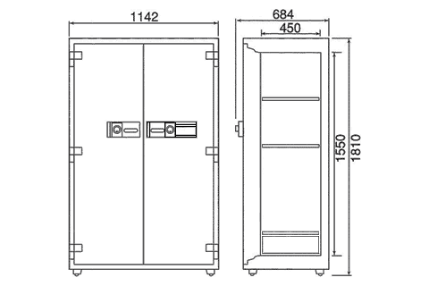 ETS1800 寸法図 詳細