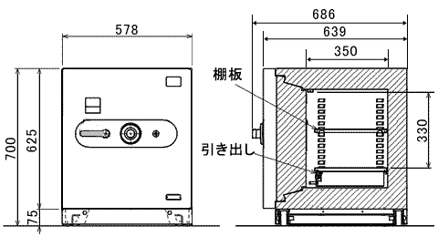 FAC-06 寸法図 詳細