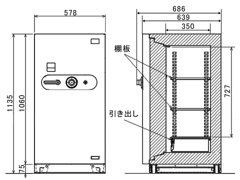 FAC-12 寸法図 詳細