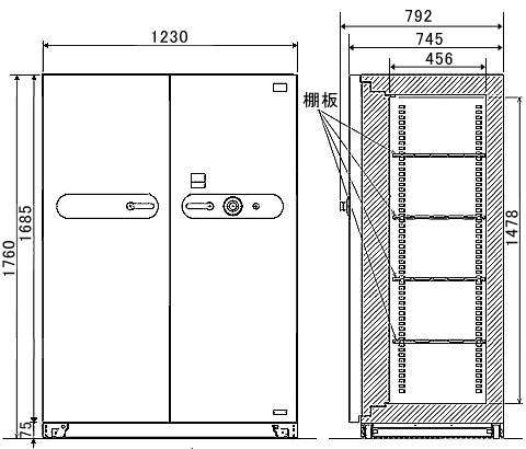 FAC-72 寸法図 詳細