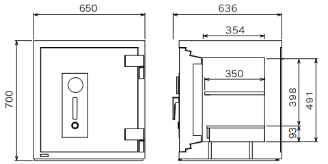 GA70 寸法図 詳細