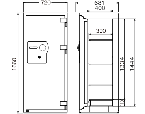 GF166T 寸法図 詳細