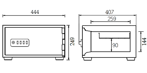 HSP-23 寸法図 詳細