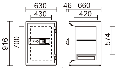 KCJ507-2ER 寸法図 詳細