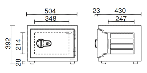 KMX-20MA 寸法図 詳細