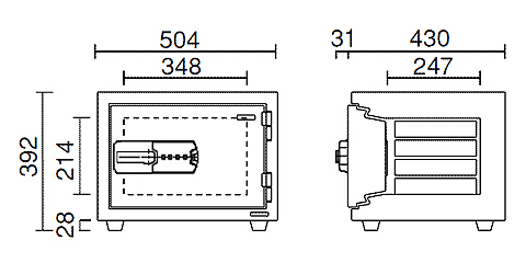 KMX-20MNA 寸法図 詳細