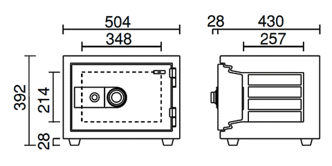 KMX-20SD 寸法図 詳細