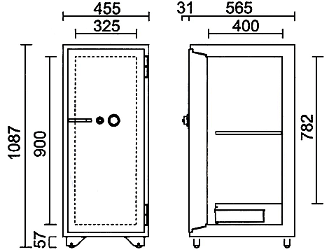 KS-120DK 寸法図 詳細
