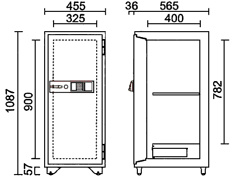 KS-120RFEK 寸法図 詳細