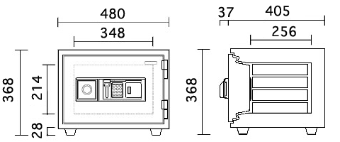 KS-20FPE 寸法図 詳細