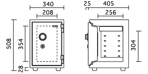 KS-20SD-T 寸法図 詳細