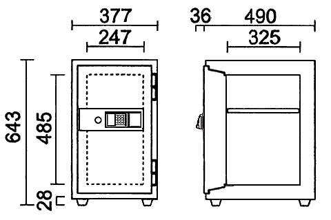 KS-37RFEK 寸法図 詳細