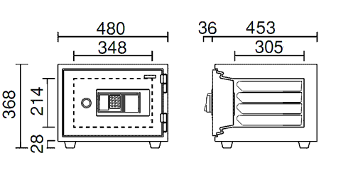 KU-20E 寸法図 詳細