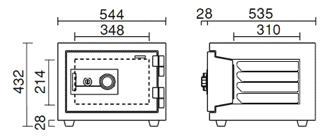 KUS-20SD 寸法図 詳細