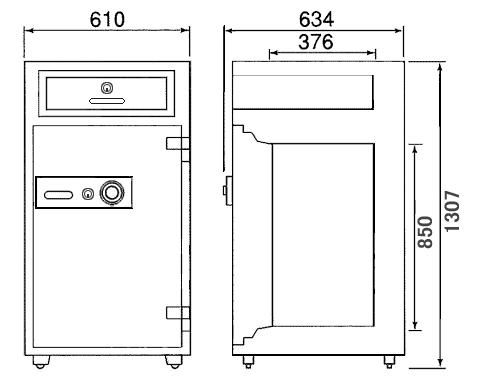 P130 寸法図 詳細