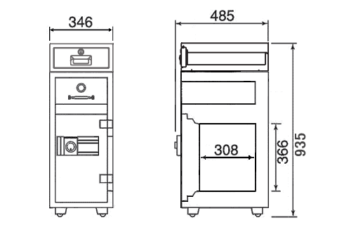 P79E-3 寸法図 詳細