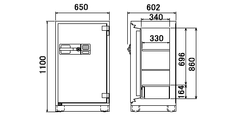 HPC110T 寸法図 詳細