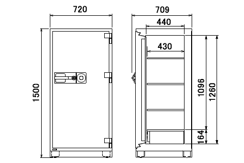 HPC150 寸法図 詳細