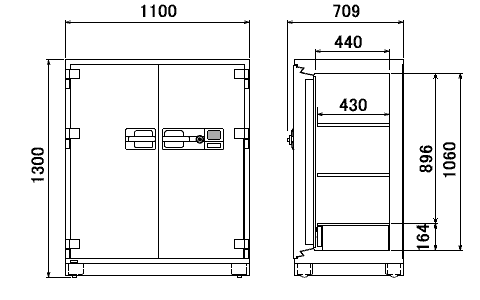 PC230T 寸法図 詳細