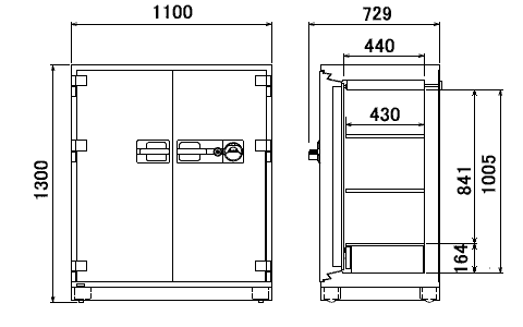 PC230V 寸法図 詳細