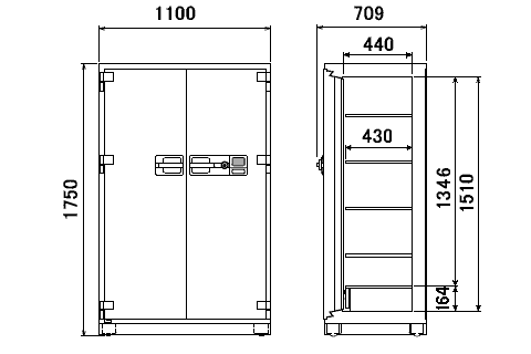 HPC275T 寸法図 詳細