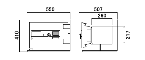 HPC41T 寸法図 詳細