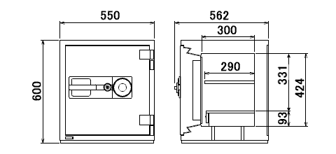 HPC60 寸法図 詳細