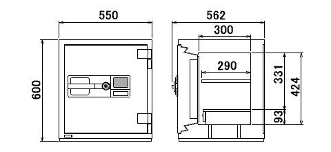 HPC60T 寸法図 詳細