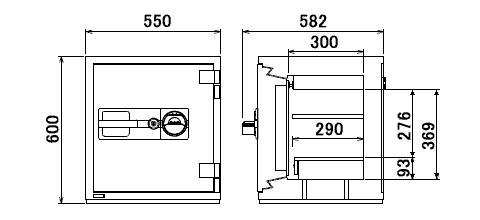 HPC60V 寸法図 詳細