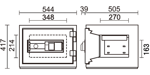 STJ-20FPE 寸法図 詳細