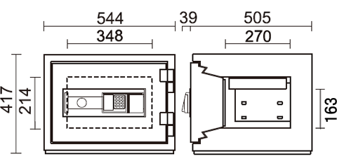 STJ-20RFE 寸法図 詳細