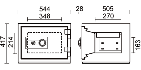 STJ-20SD 寸法図 詳細