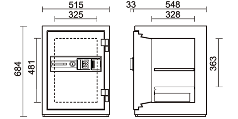 STJ-50E 寸法図 詳細