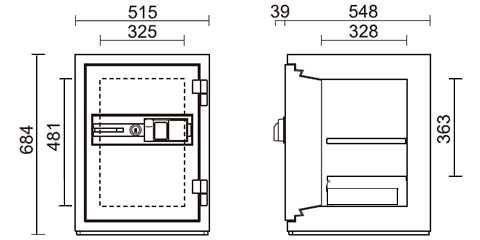 STJ-50FPE 寸法図 詳細