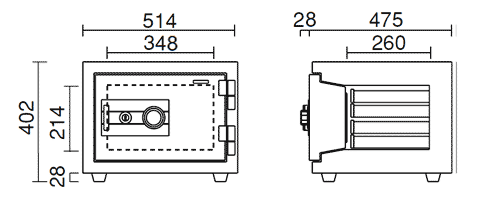 STS-20XA 寸法図 詳細