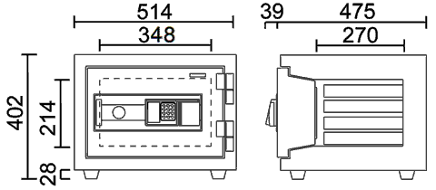 STS-20XER 寸法図 詳細